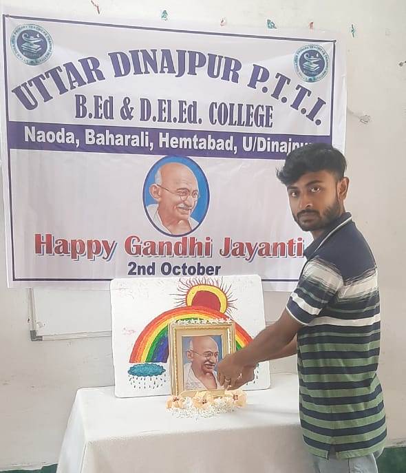 Gandhi Jayanti_Uttar Dinajpur Primary Teacher's Training Institute_Baharail_Hemtabad, Uttar Dianjpur, West Bengal